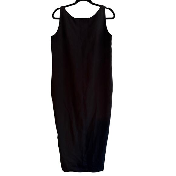 NWOT Sylvia Heisel Black Silk Dress Size 12 - Picture 1 of 4